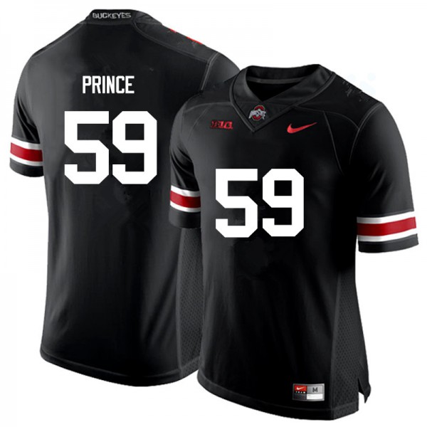 Ohio State Buckeyes #59 Isaiah Prince Men NCAA Jersey Black - Click Image to Close